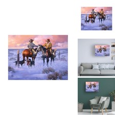 Trademark Fine Art Jack Sorenson 'sharin Christmas The Neighbors' Canvas Art picture