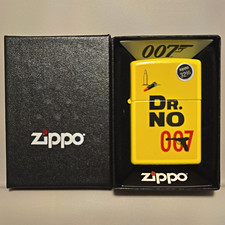 Zippo James Bond 007 Dr. No Yellow Lighter in Box Movies Theme picture