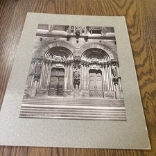 Strassburg Cathedral Interior Clock Vintage German Architecture Photo Strasbourg picture
