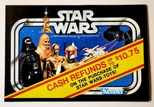 Original 1979 Star Wars Kenner Toy Catalog Cash Refunds Unused picture