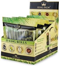 King Palm | King | Natural | Prerolled Palm Leafs | 8 Packs of 25 Each =200Rolls picture