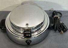 Kenmore Model 307.64603 Electric Waffle Maker Art Deco Vintage Chrome 50’s Works picture
