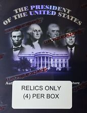 2020 POTUS A WORD FROM THE PRESIDENT FACTORY SEALED HOBBY BOX 4 RELICS ONLY picture