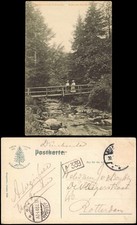Eckertal-Bad Harzburg Three Herrenbrücke in the Eckertale greeting from the Harz 1909 picture