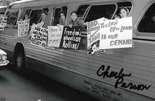 Charles Person an auto 4x6 photo Freedom Riders Civil Rights RARE COA LOOK picture