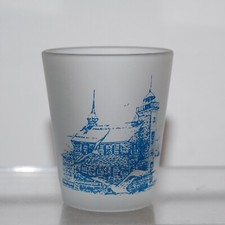 South Bass Island Lighthouse Lake Erie Shot Glass Put-In-Bay 1976 Souvenir picture