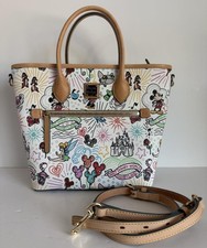 Disney Dooney & Bourke Sketch Mickey & Minnie Tote Handbag picture