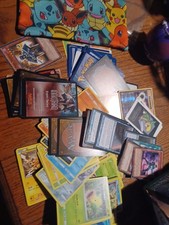 Variety Of Trading Cards Pokémon   And Etc With Case. I Know Nothing About These picture