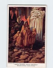 Postcard Christ Blessing Little Children Luray Caverns Luray Virginia USA picture