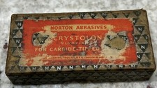 VTG  Norton Abrasives Crystolon Silicon Carbide Sharpening Stones in Box **Read picture