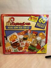 Vintage McDonalds Deluxe Happy Meal 60 Piece Food New In Box picture