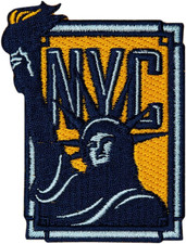 New York City Travel Patch - Statue of Liberty Patch - NYC Souvenir picture