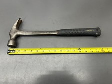 (H1) VINTAGE ESTWING E3-22SM 22oz STRAIGHT RIP MILLED FRAMING HAMMER 16