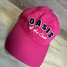 Royal Caribbean Oasis of the Seas Cap Original Pink Letters Women’s EUC picture