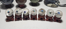 VERY HIGH QUALITY RARE Azeztulite Spheres- STRIKINGLY BEAUTIFUL P3 picture