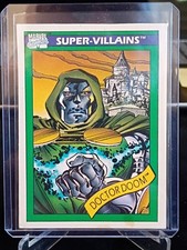 1990 Marvel Impel Dr. Doom # 60 Diamond Preview Chase/Look Pics & Read Desc..... picture