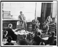 Photo:Flemington NJ Charles Lindbergh Witness Stand Kidnapping Trial 1934 picture