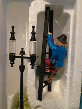 Department 56 Heritage Village Lamplighter Accessory Set of 3 Porcelain Boxed picture