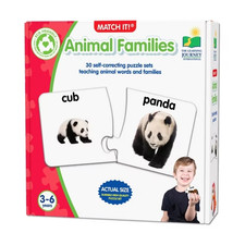 The Learning Journey International Match It - Animal Families Board Game picture