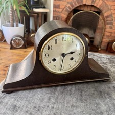 Antique c.1930 Kienzle German Bim Bam Mantel Clock Fully Serviced 8 Day picture