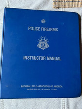 1968 NRA National Rifle Association Police Firearms Instructor Manual and Binder picture