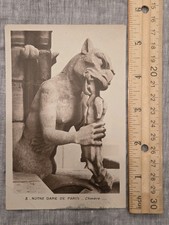 Vintage Photo Postcard Notre Dame Paris, France Gargoyle Chimere #2 Unposted picture