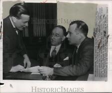 1950 Press Photo John Dunlop, David Cole, William Wirtz-Fact Finding Board picture