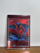 SkyBox 2022 Marvel Metal Universe Spider-Man #184 PMG Red Spider-Man 2099 picture
