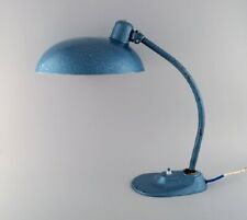 Large adjustable work lamp in original turquoise metallic lacquer. Mid-20th C. picture