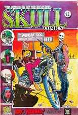 Skull Comics #2 - classic underground. .50 cover. 3rd printing. picture