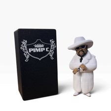 👑 Pimp C 4 Inch Figure + Custom Display Case 🤠🖤 | Southern Hip Hop picture