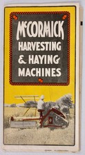 Vintage 1921 McCormick Harvesting&Haying Machines Fold Out Brochure IHC Catalog picture