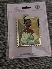 Disney PALM Royal Stamp Pink A La Mode Tiana Princess and the Frog LE 400 Pin picture