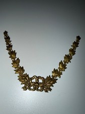 Antique Bras Wreath Laurel Ribbon Louis XVI French Empire picture