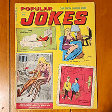 POPULAR JOKES Magazine February 1973 Adult Humor and Gags BILL WARD Pin-up Art picture