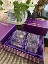 Rare William Yeoward Silvia Crystal Napkin Rings Set of 4 New with Tags & Box picture