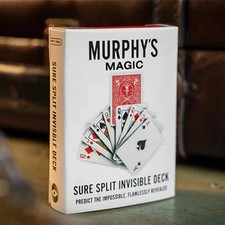 SURE SPLIT Invisible Deck Bicycle (Red) by Murphy's Magic picture