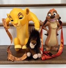 Disney Parks The Lion King Animal Kingdom Timon Sipper & Simba Popcorn bucket + picture