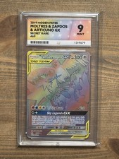 Pokémon Company Moltres & Zapdos & Articuno GX 69/68 ACE 9 Hidden Fates picture