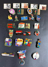 Lot of 29 Sponsor Pins from Atlanta 1996 Olympic Games - Delta, UPS, Coke Etc. picture