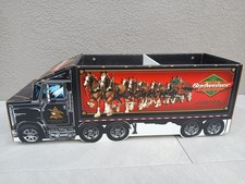 RARE Vintage Budweiser Clydesdale Cardboard Semi Truck Promo Display Beer picture