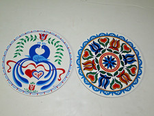 2 VINTAGE PENNSYLVANIA DUTCH HEX SIGNS CONESTOGA CRAFTS AND IVAN HOYT 1983  1996 picture
