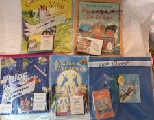Vintage Scholastic Children's Read-Along Book & Cassette Tape Lot – Set of 5 picture