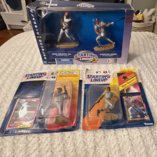 Starting Lineup MLB Baseball Figures Ken Griffey Jr. Andruw Jones NEW BUNDLE picture