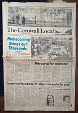 Vintage Newspaper 1981 Iran Hostage Crisis Homecoming Original picture