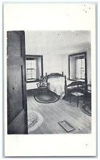 c1940's Upper Room in Old Jail Note Hole Made By Bullet Unposted Postcard picture