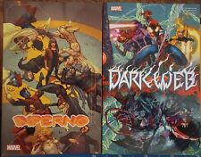 Marvel- DARK WEB & INFERNO (2 Major Marvel Crossover Event TPBs plus free gift) picture