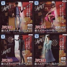BANPRESTO Lupin the Third Darts Bar Figure 4 Set Lupin Fujiko Jigen Goemon picture