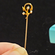 Antique Art Nouveau/Edwardian old (1890-1910) stickpin picture
