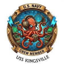 USS Kingsville Crew Member LCS Littoral Navy Gift USN Veteran 4
